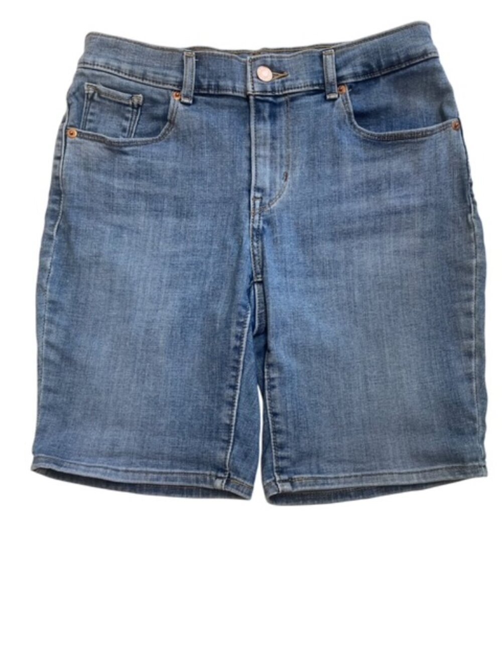 LEVI'S Mid Rise Bermuda Denim Jean Shorts - Size 26